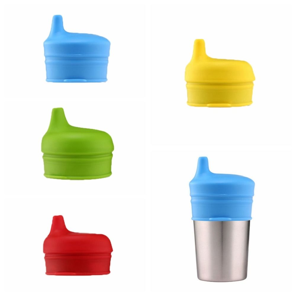 Baby Food Bottle - Kinder Baby Silikon Trinkbecher Deckel bunte