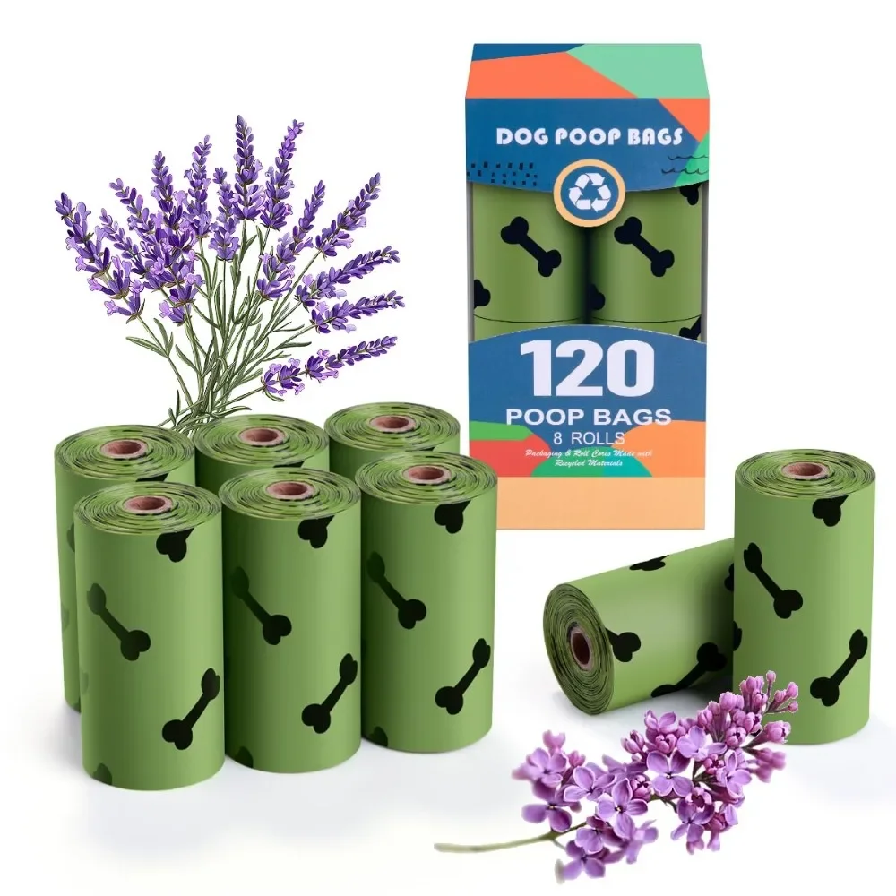 Baby Food Dogs - Hundekotbeutel mit Lavendelduft - 120 große,