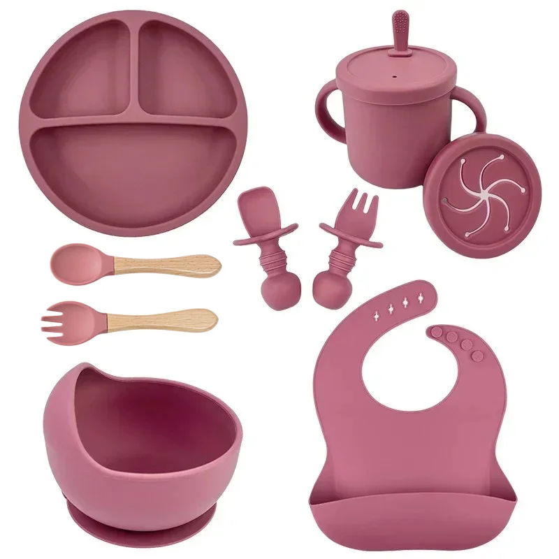 Baby Food Nutrition - Food Grade Silikon Kind Geschirr Set