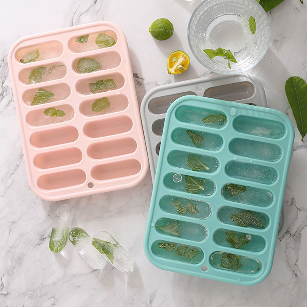 Baby Food Dogs - DIY Silikon-Wurstformen für Babynahrung mit Deckel,