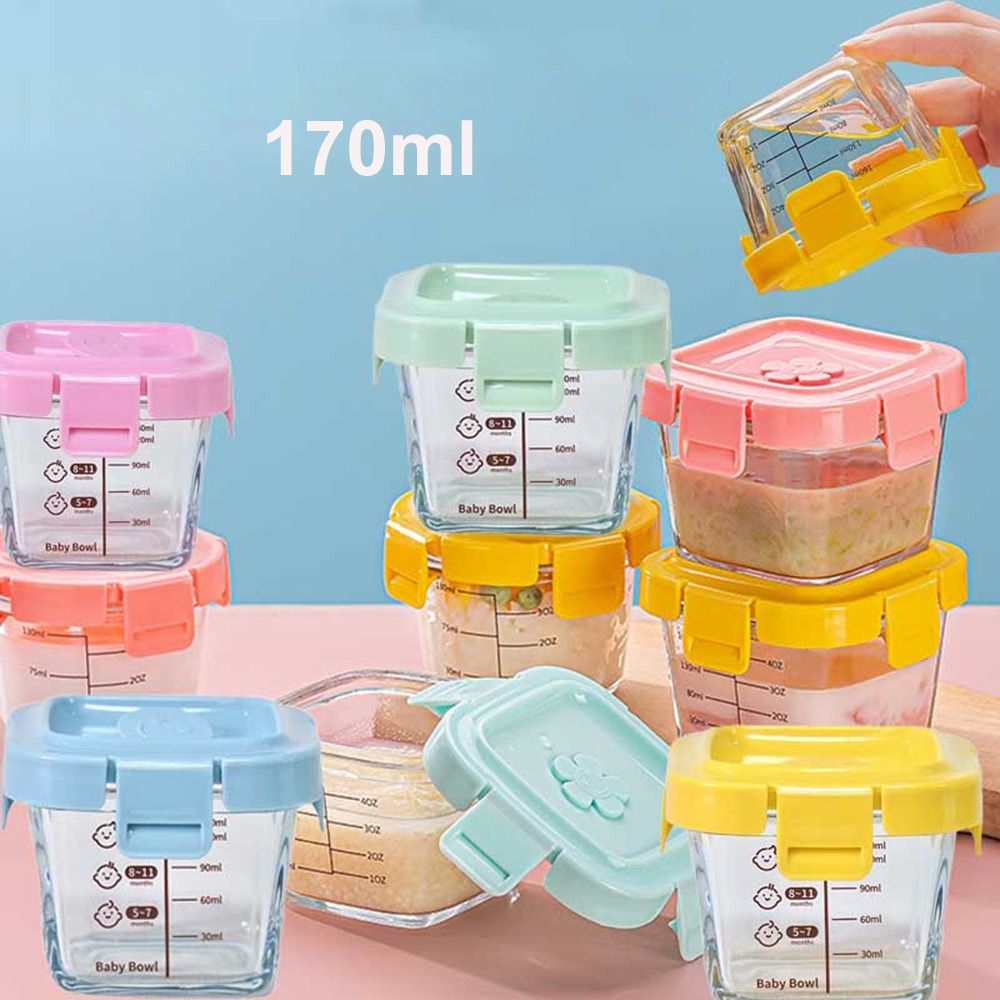 Baby Food Glass Jars - 170ml Glas Lebensmittel Aufbewahrung sbox gefroren