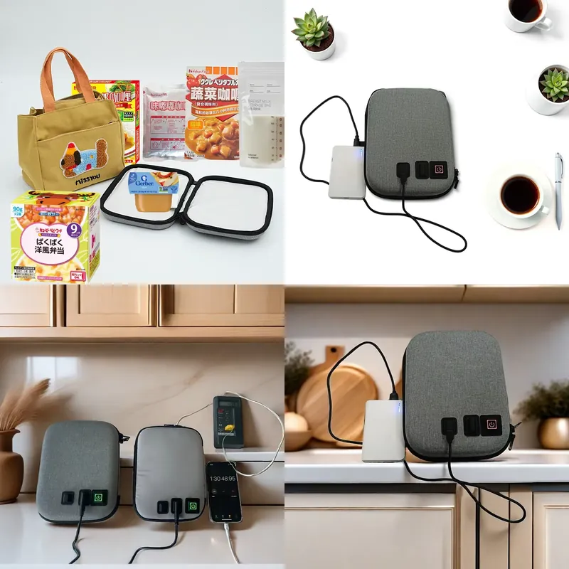 Baby Puree Pouch - 【CHIMU HOME】 Tragbarer USB-betriebener Babynahrung-Pürierer für