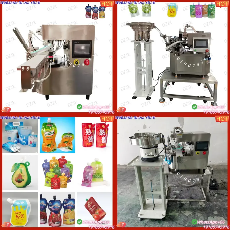 Baby Puree Pouch - CE-zertifizierte DZJX 3l Siebwasch-Aluminium-Babynahrungspüree-Ausgießbeutel-Abfüll- und Versiegelungsmaschine