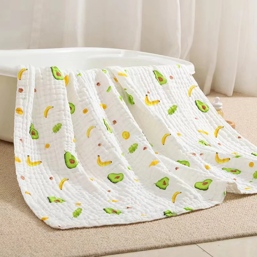 Baby Puree Pouch - Baby-Badetuch aus Reiner Baumwolle, Saugfähige Neugeborenen-Decke,