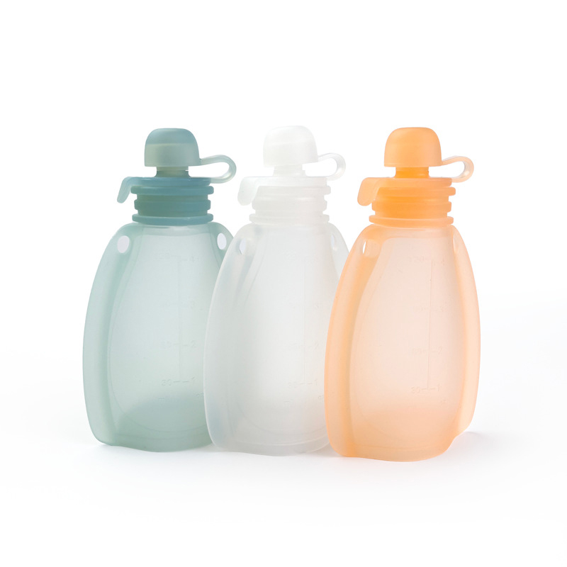 Baby Puree Pouch - Babynahrungsbeutel, wiederverwendbar, Squeeze-Aufbewahrungsbehälter, Taschen, Trinkpüree, Muttermilchflasche,