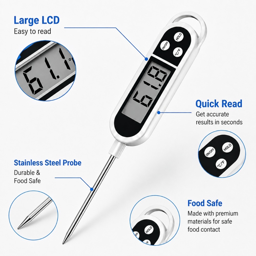 Digitales Küchenthermometer mi – Baby Food Age Bewertung und Preis