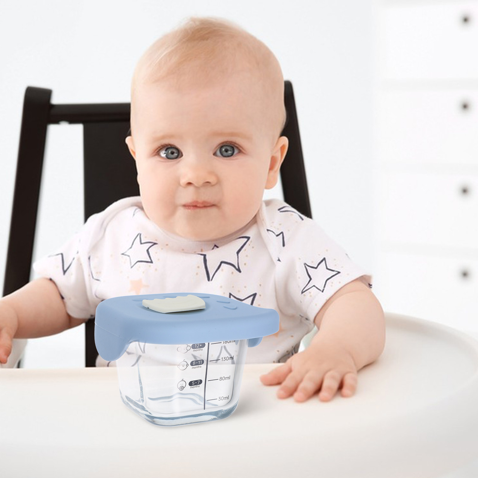 Glas-Babynahrungsschüssel mit  – Baby Food Containers Glass Bewertung und Preis