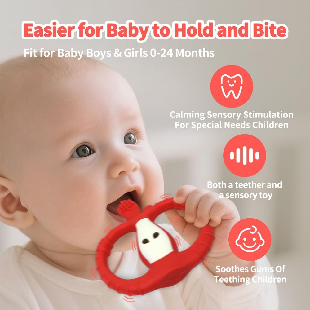 Vibrierender Beißring in Fruch – Baby Food Usa Bewertung und Preis