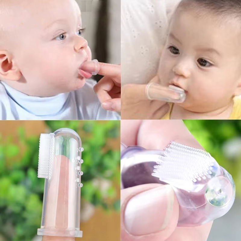 Weiche Silikon-Fingerzahnbürst – Baby Food Dogs Bewertung und Preis