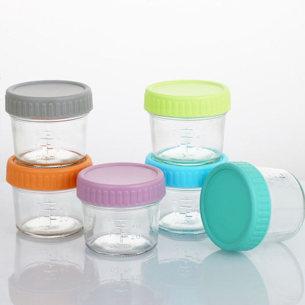 6 Stück Glas-Babynahrungsgläse – Baby Food Containers Glass Bewertung und Preis