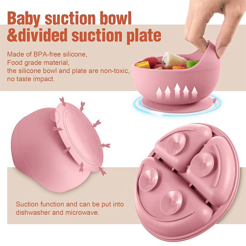 Kinder-Silikon-Geschirr-Set fü – Baby Food Nutrition Bewertung und Preis