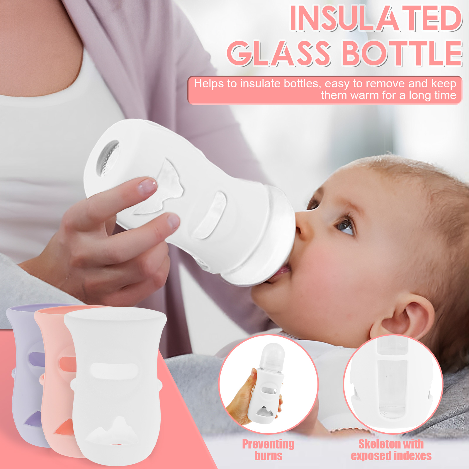 Silikonhüllen, Silikon-Babyfla – Baby Food Containers Glass Bewertung und Preis