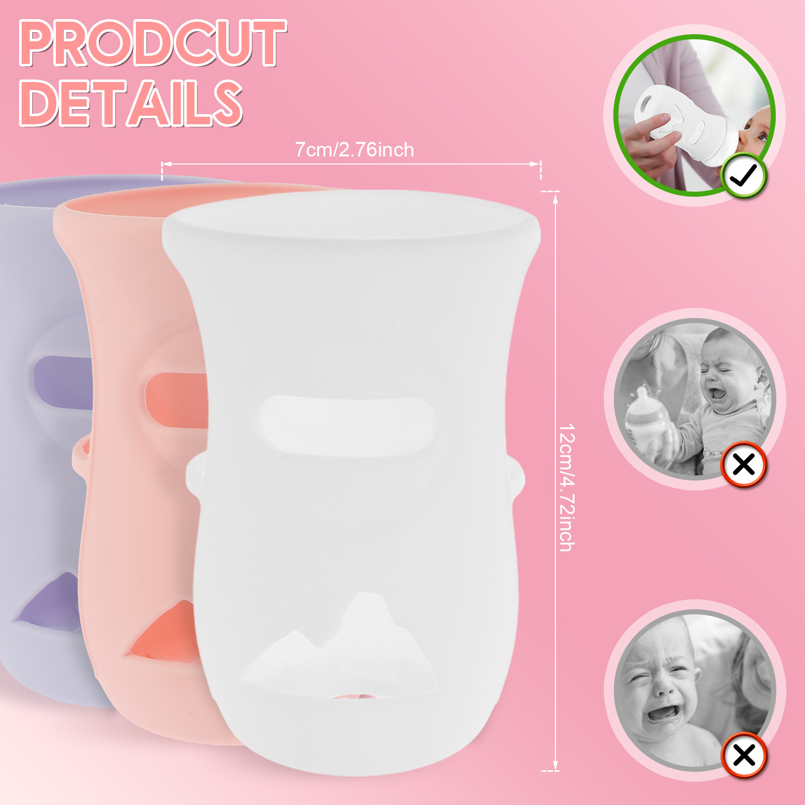 Silikonhüllen, Silikon-Babyfla – Baby Food Containers Glass Bewertung und Preis
