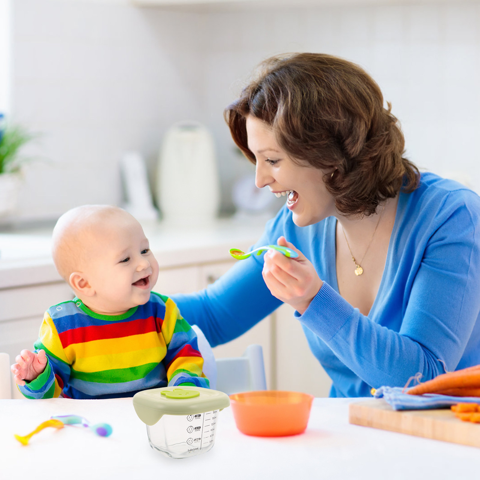 2 Stück Baby-Nahrungsaufbewahr – Baby Food Containers Glass Bewertung und Preis