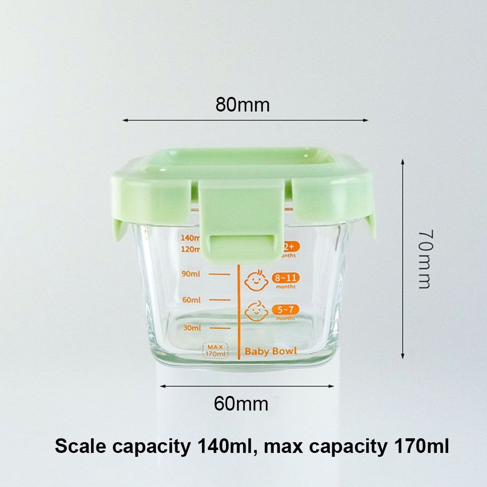 Neue 170 ml Lebensmittel Lager – Baby Food Containers Glass Bewertung und Preis