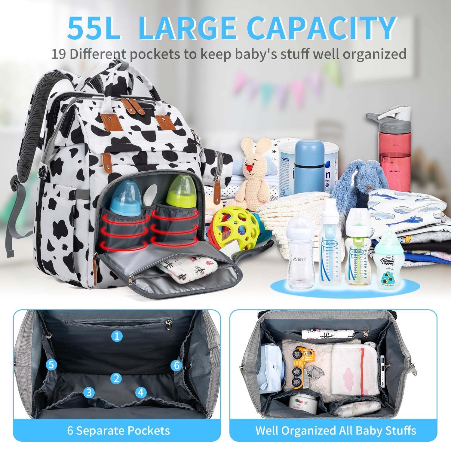 KABAQOO Wickeltaschen-Rucksack – Baby Puree Pouch Bewertung und Preis