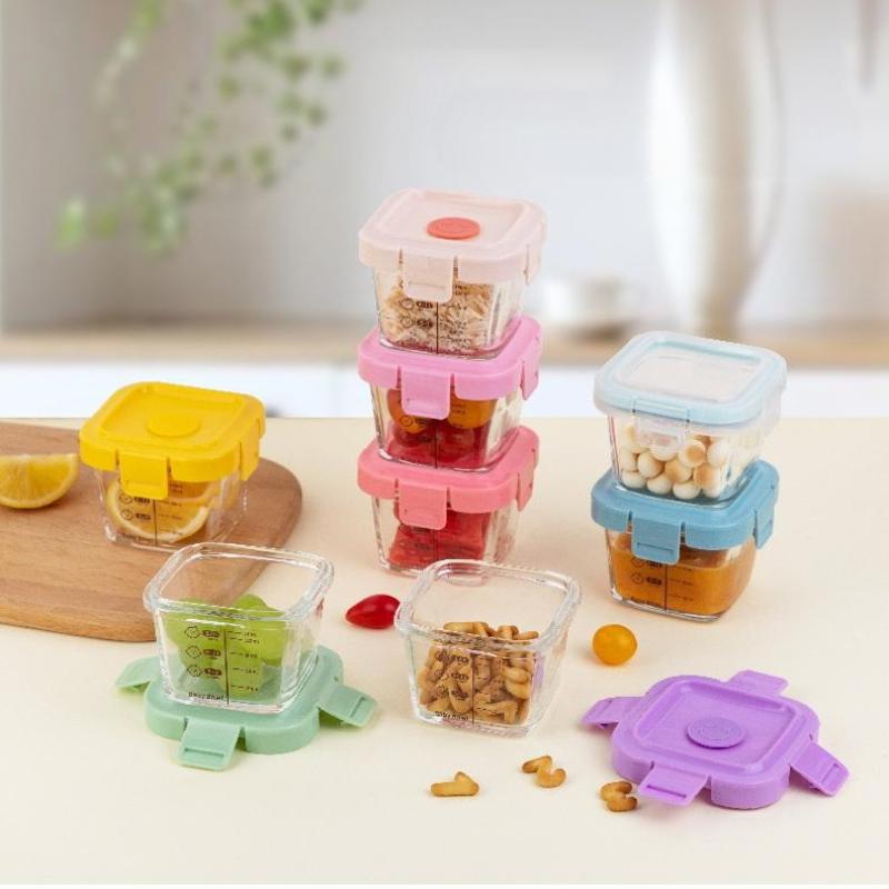 Hitzebeständige Aufbewahrungsb – Baby Food Containers Glass Bewertung und Preis