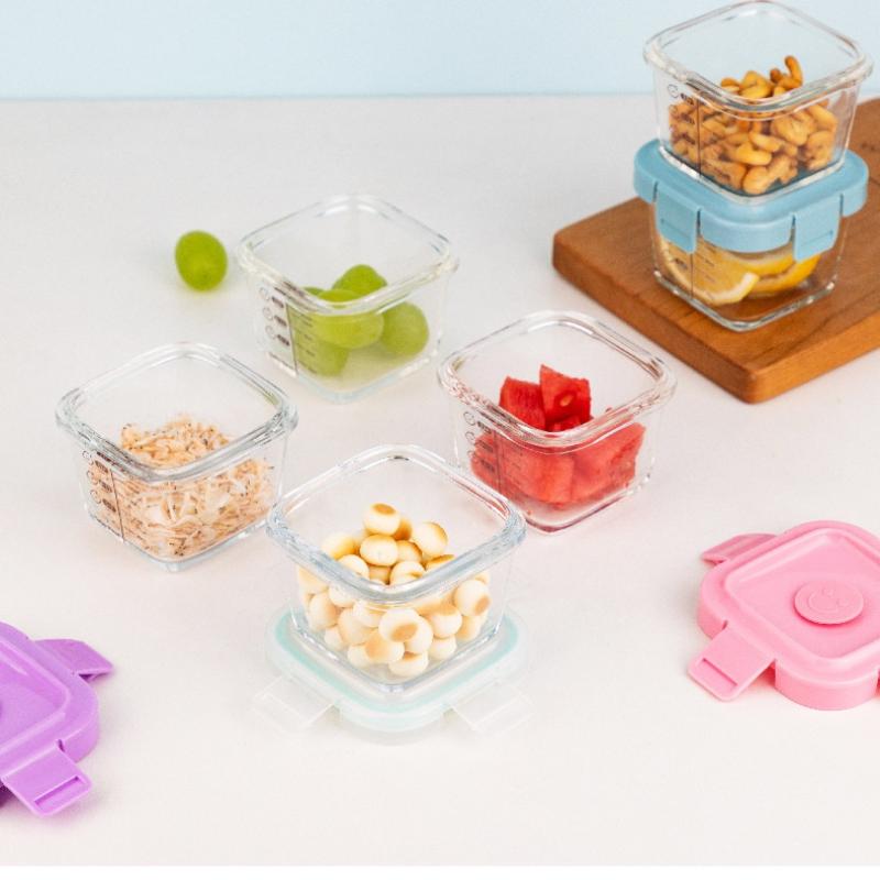 Hitzebeständige Aufbewahrungsb – Baby Food Containers Glass Bewertung und Preis