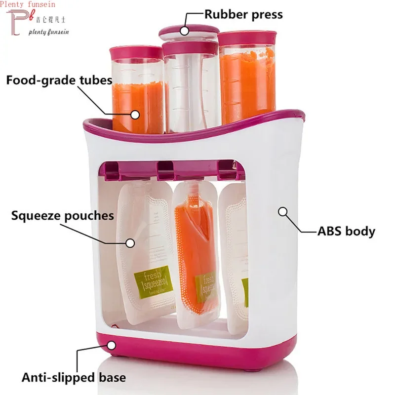 Baby-Nahrungsaufbewahrungsbeut – Baby Puree Pouch Bewertung und Preis